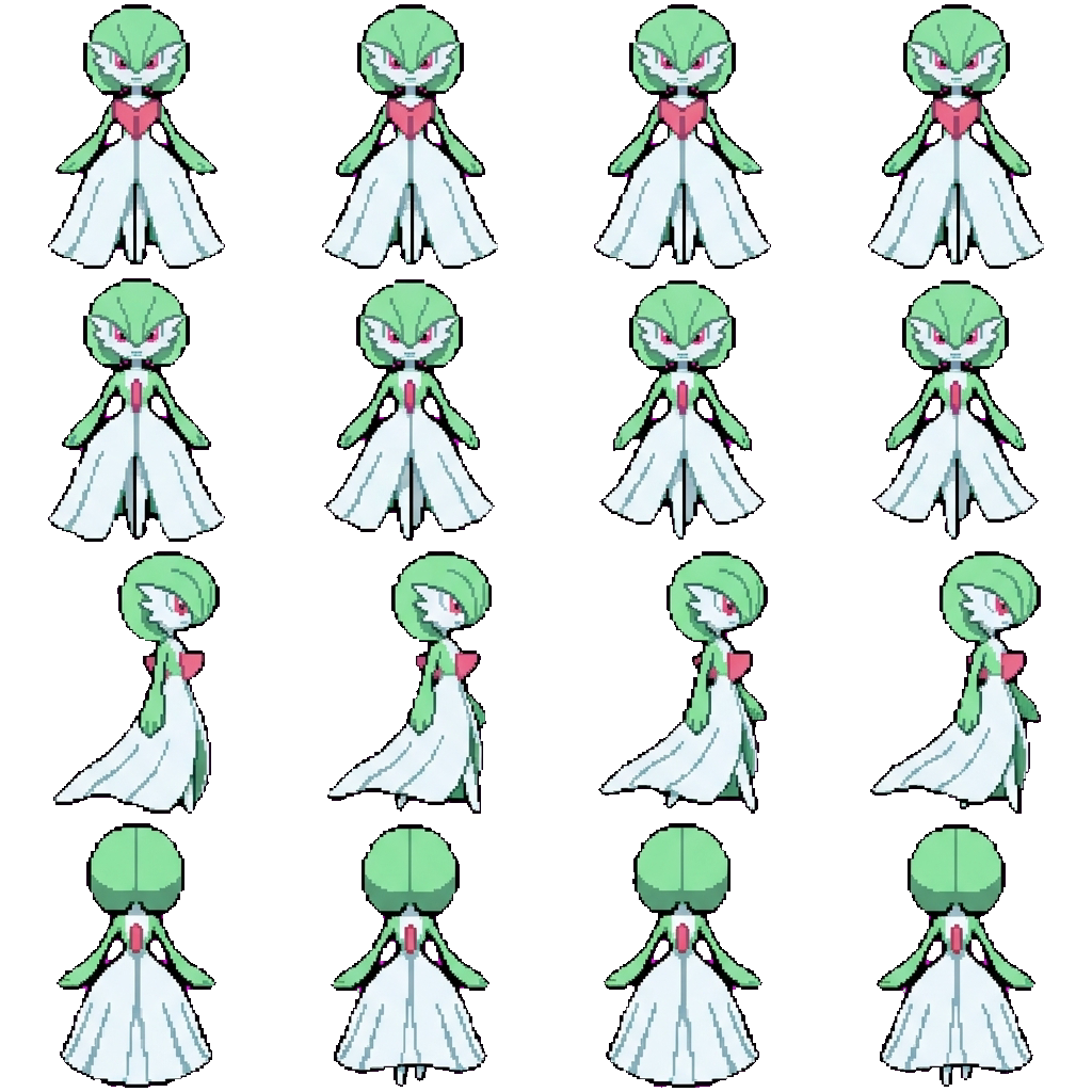 Mica movement sprite