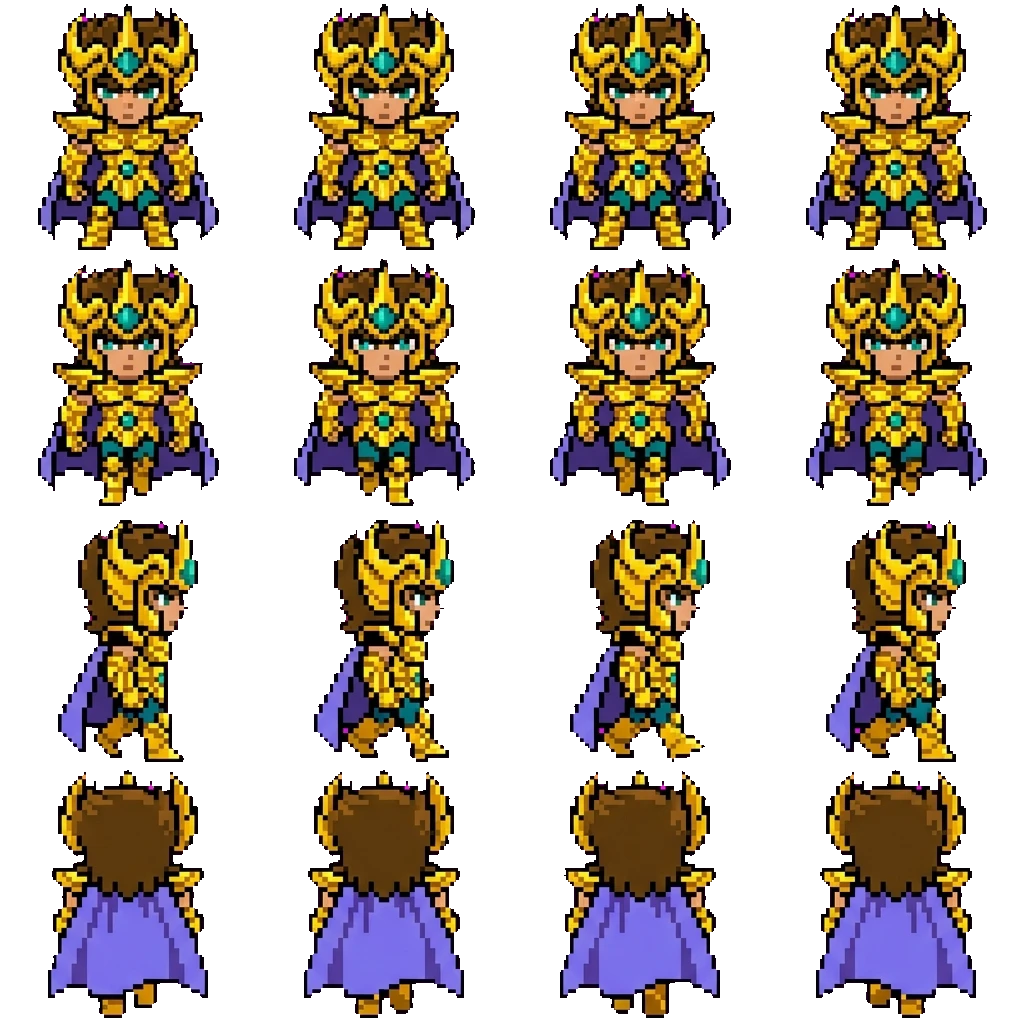 Aioria de Leo movement sprite
