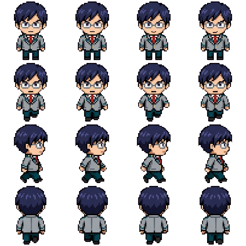 Tenya lida movement sprite
