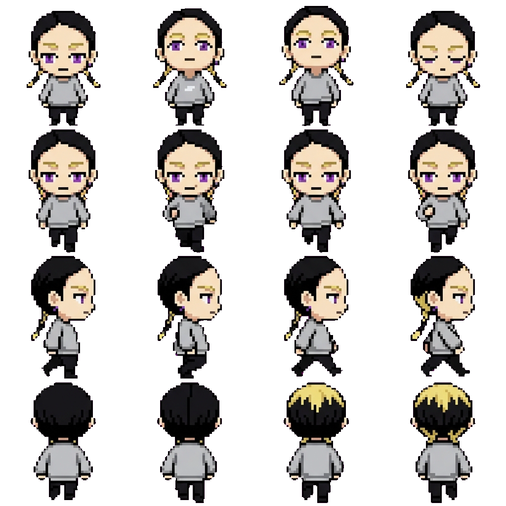 Ran Haitani movement sprite