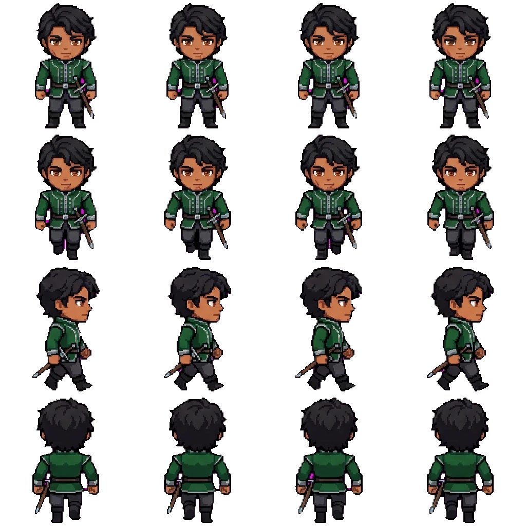 Kael movement sprite
