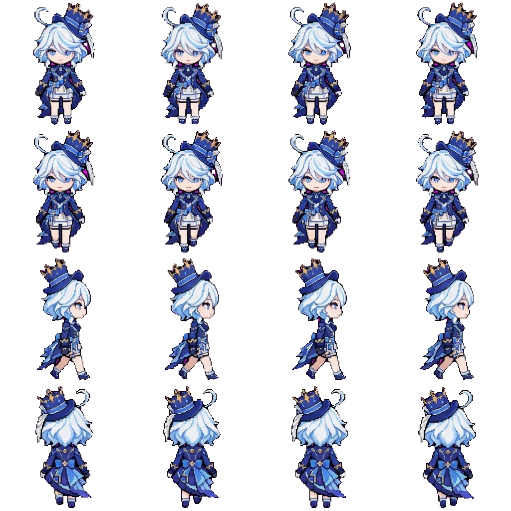 Saphire movement sprite