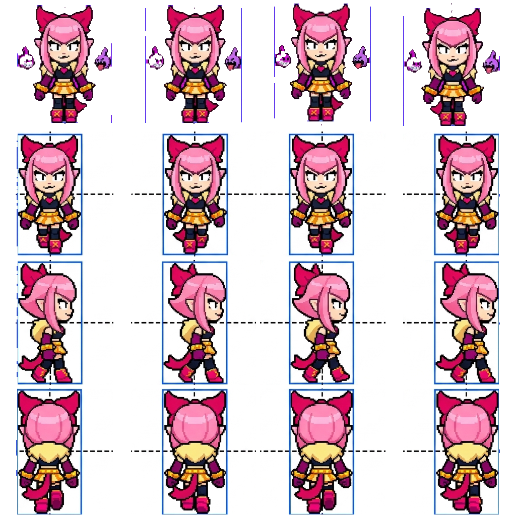 Melodie movement sprite
