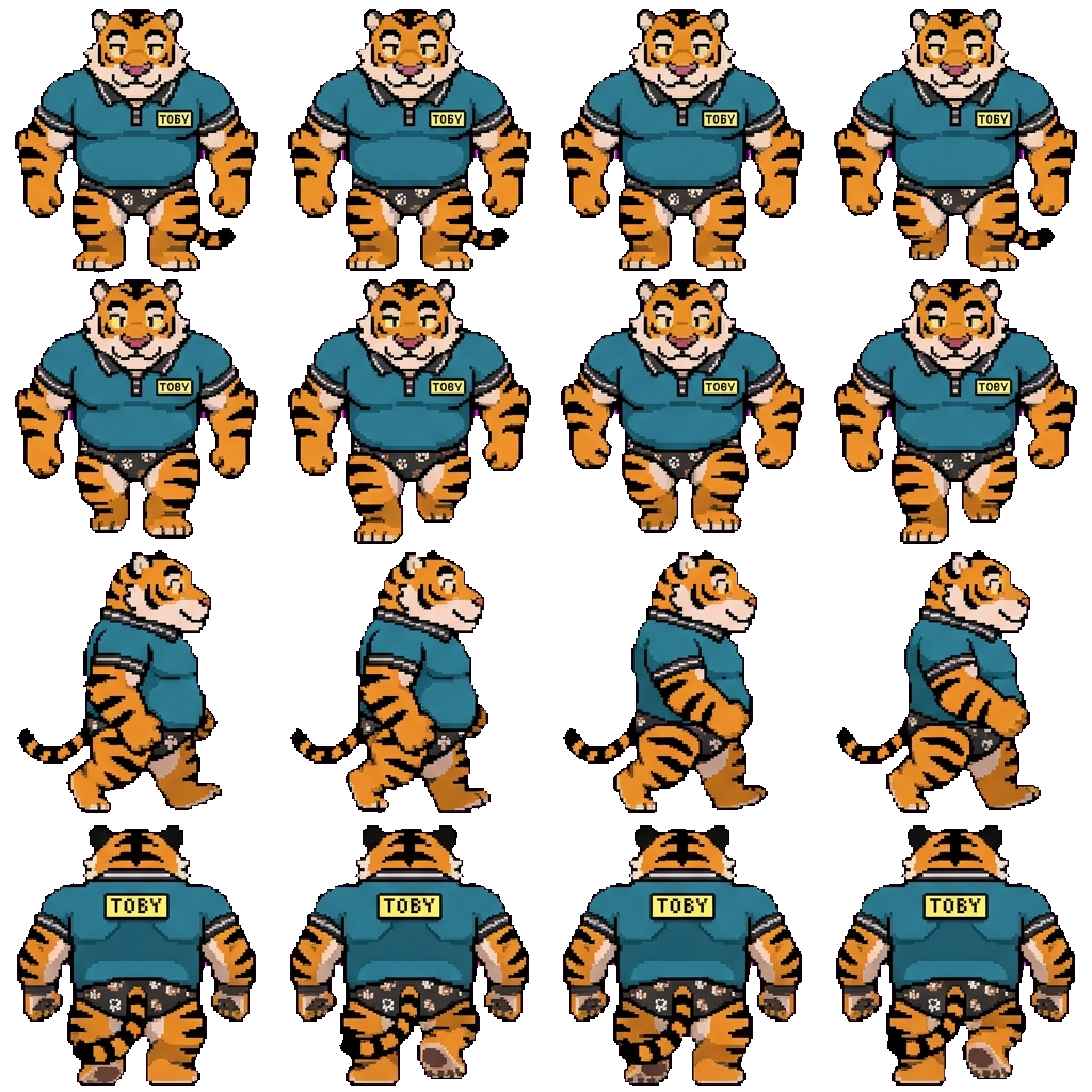 Toby movement sprite