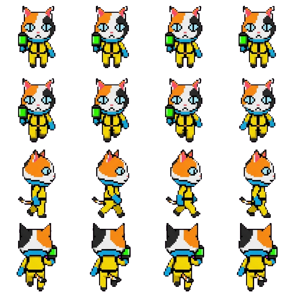 Sam movement sprite
