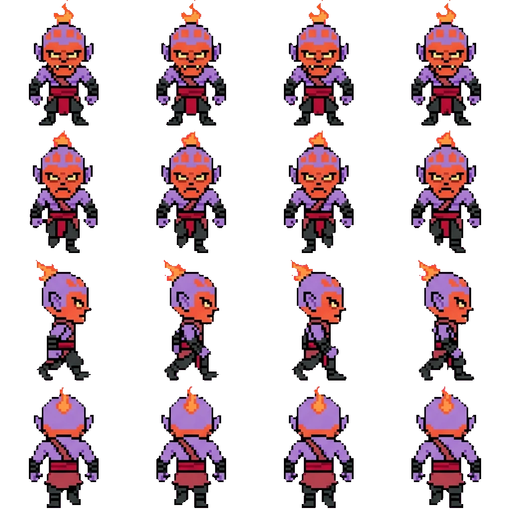 Foot Lieutenant movement sprite