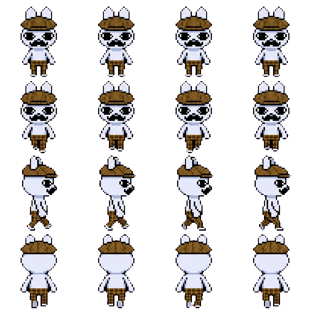 Bonjour movement sprite