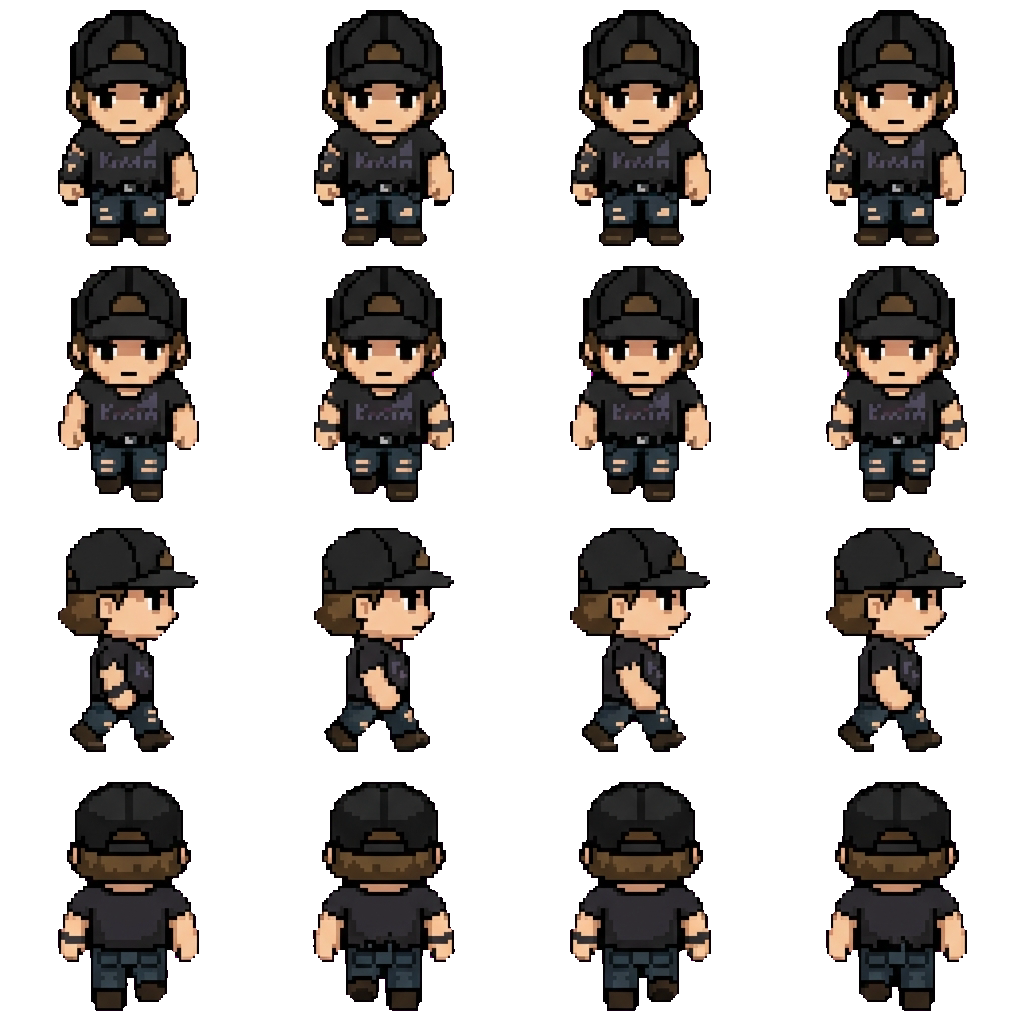 Grim movement sprite
