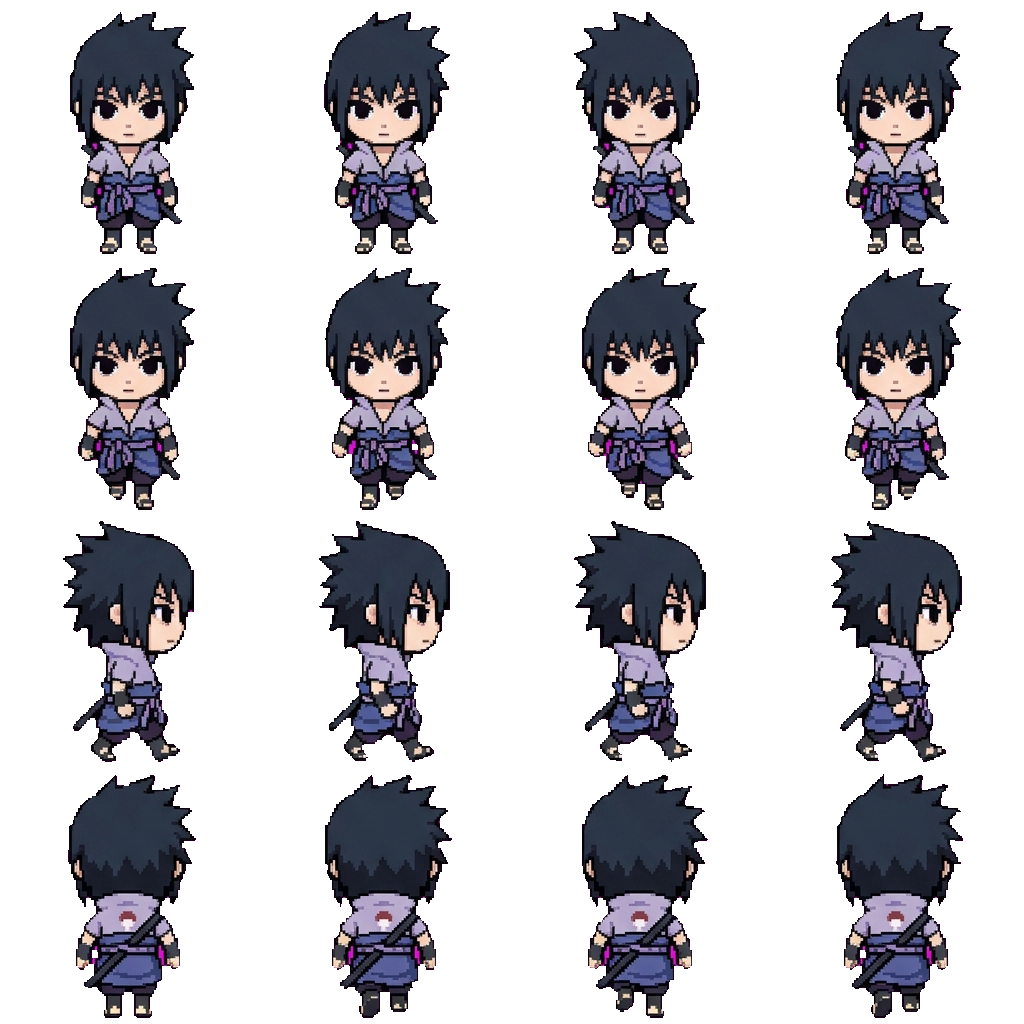 Саске Учиха movement sprite