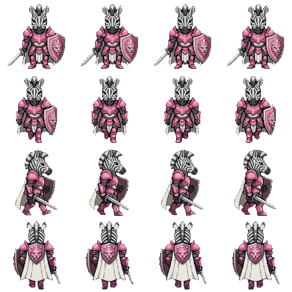 Zelda movement sprite