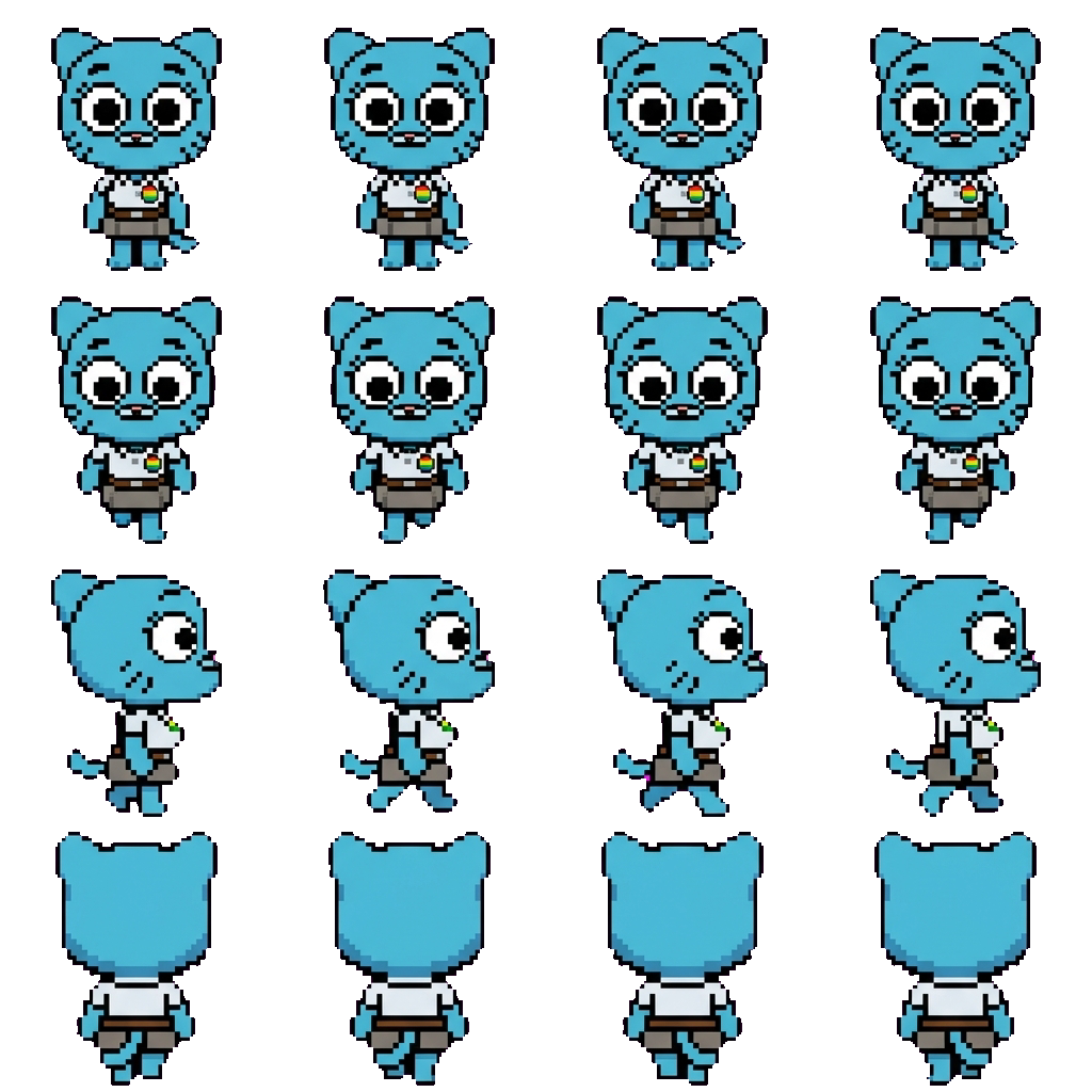 Nicole Watterson movement sprite