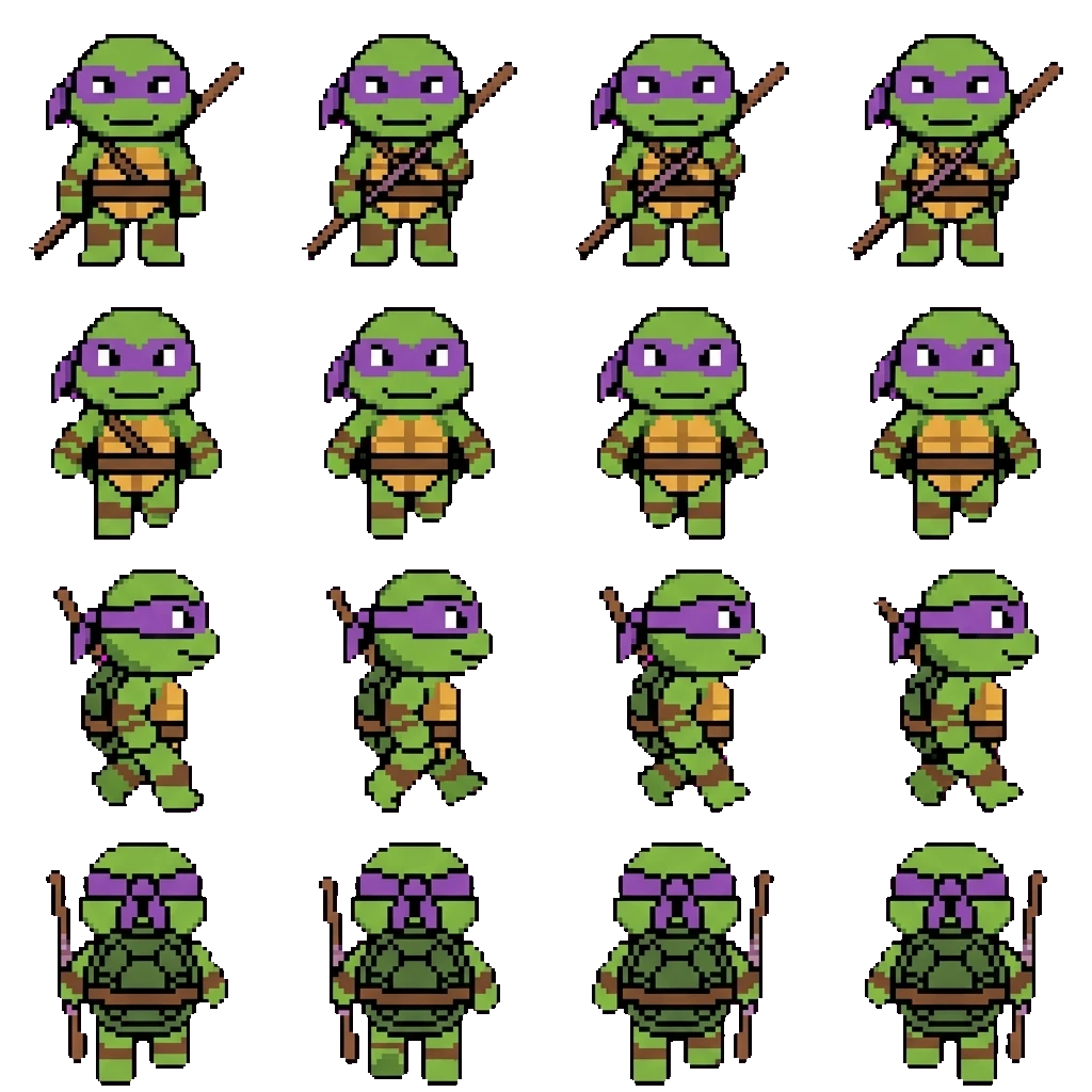 Donatello movement sprite