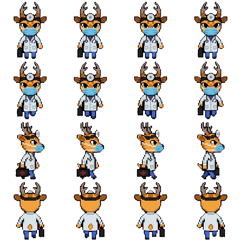 Доктор Харлоу movement sprite