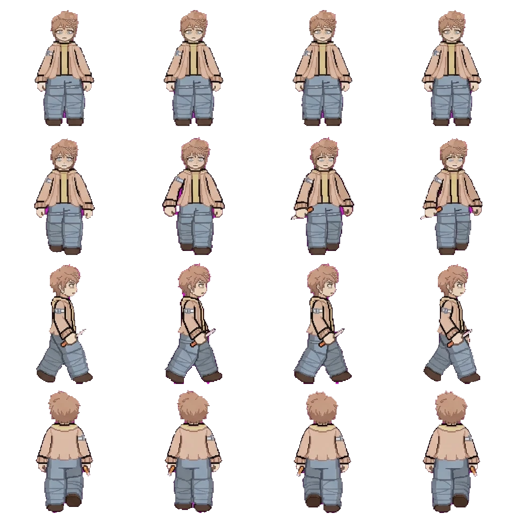Peter movement sprite