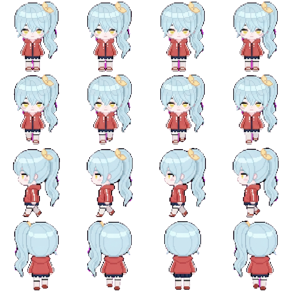 ฮานาเระ โนโซมิ movement sprite
