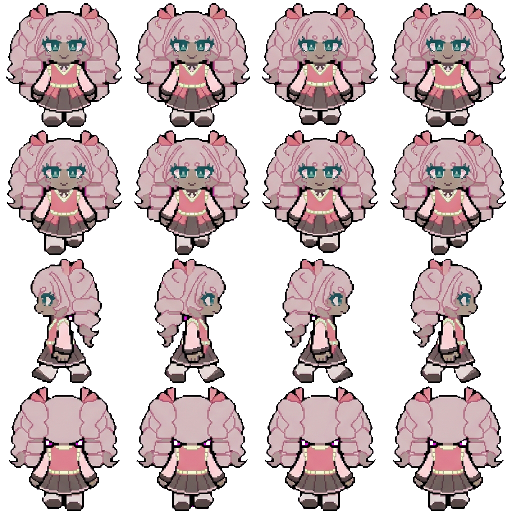 Saki movement sprite