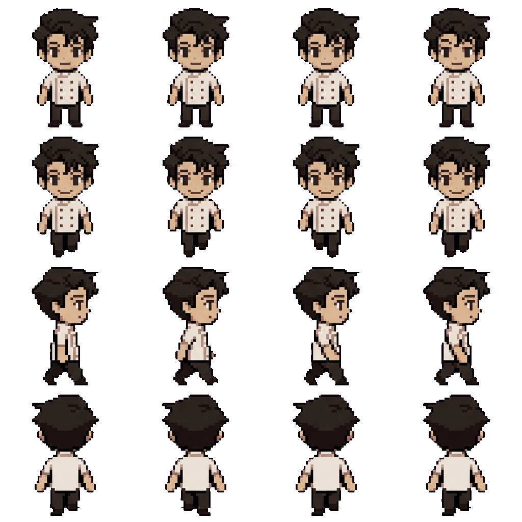 Vincent movement sprite