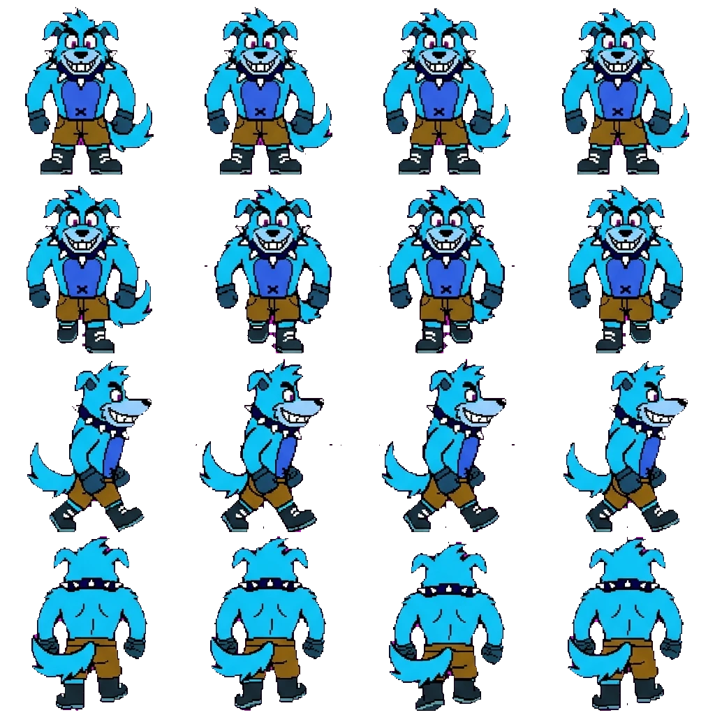 Dash Dingo movement sprite