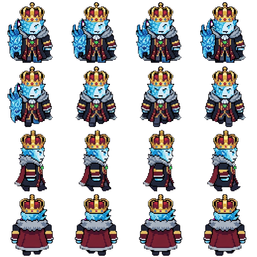  cruel king  movement sprite