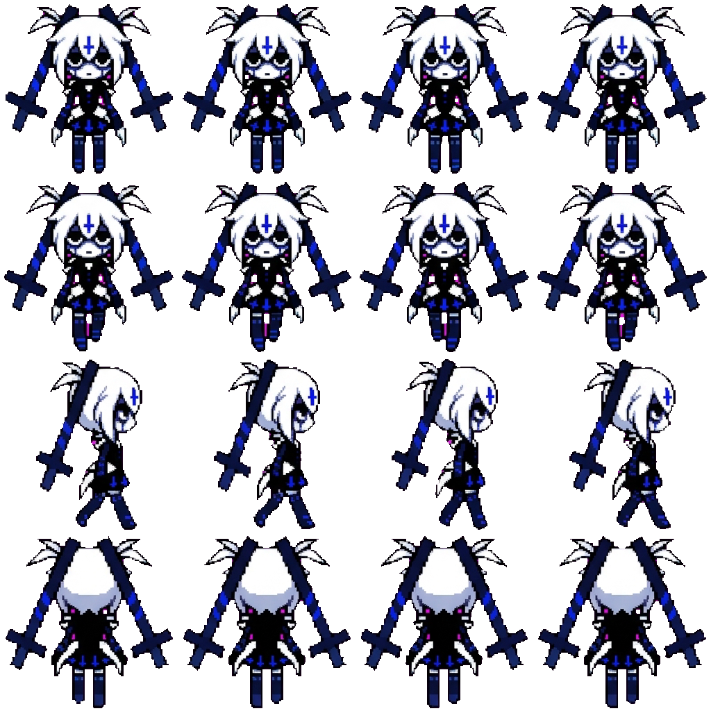 Amenette movement sprite