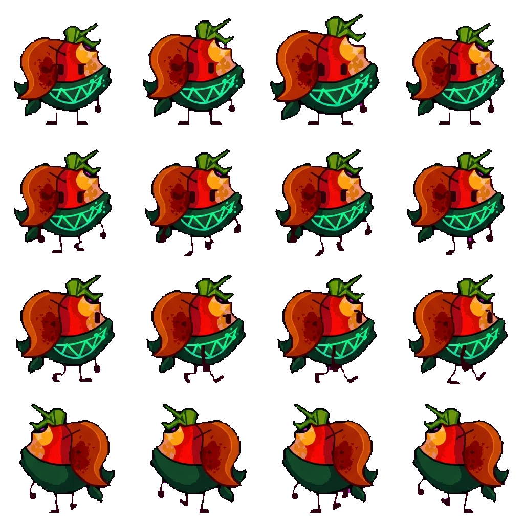 Red Apple movement sprite
