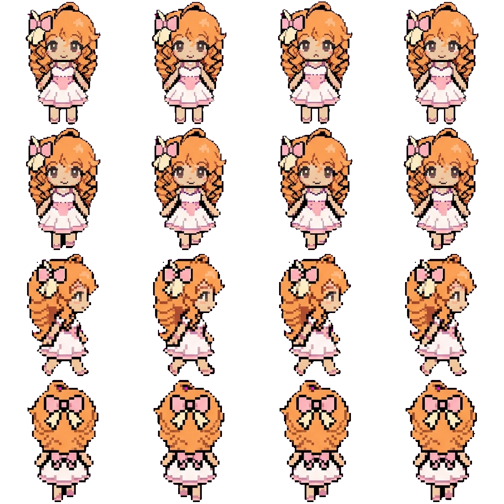 Princess Blossom movement sprite