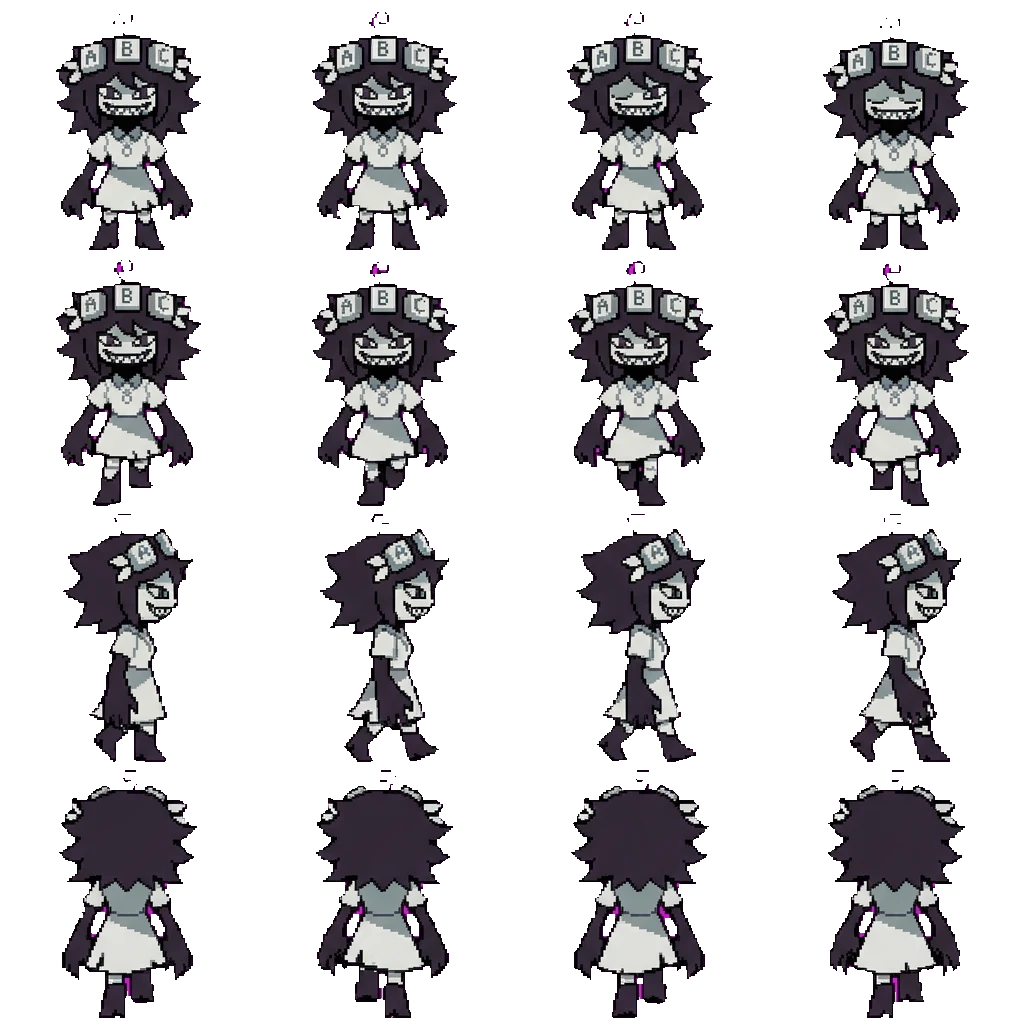 Miss Thavel movement sprite