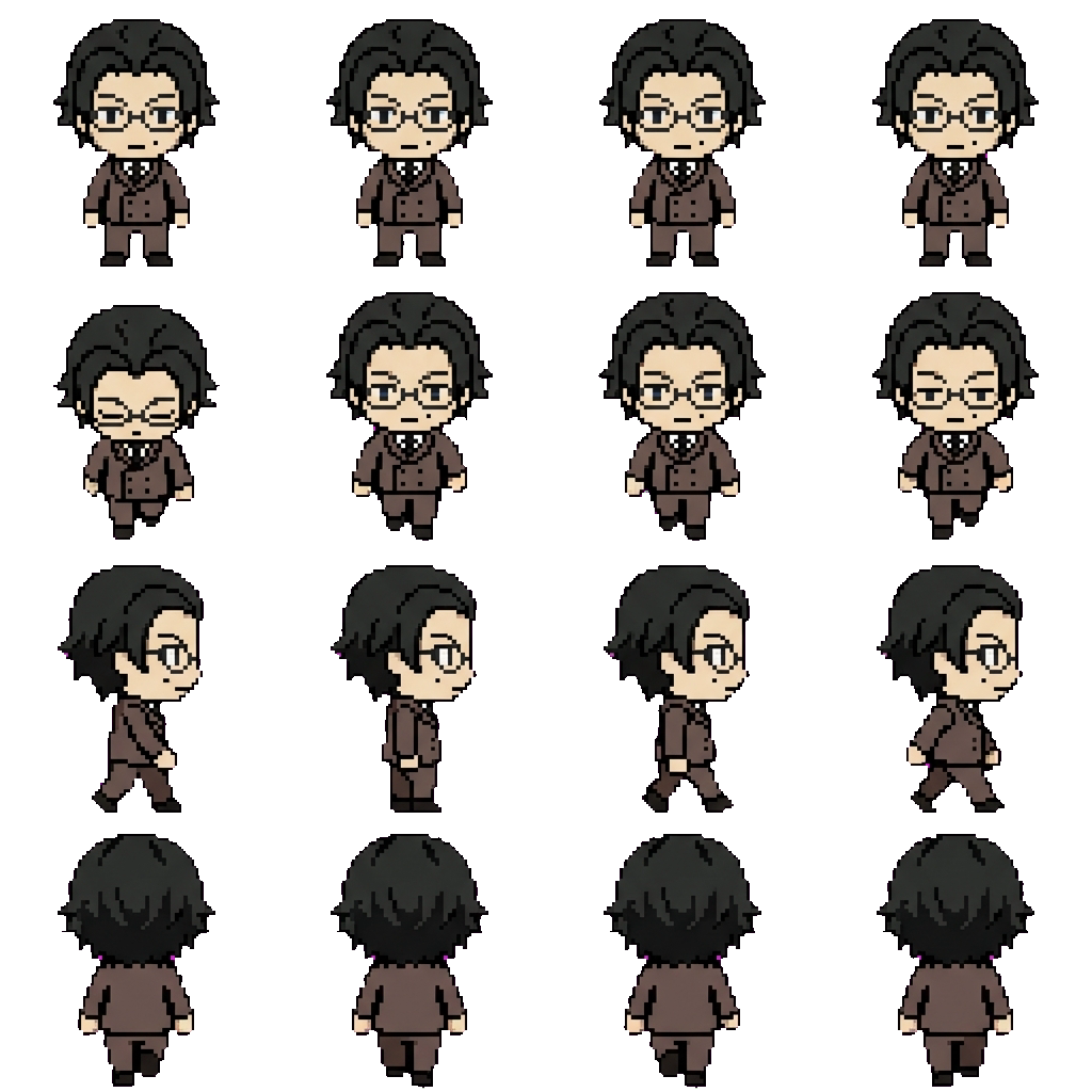 Анго Сакагучи movement sprite