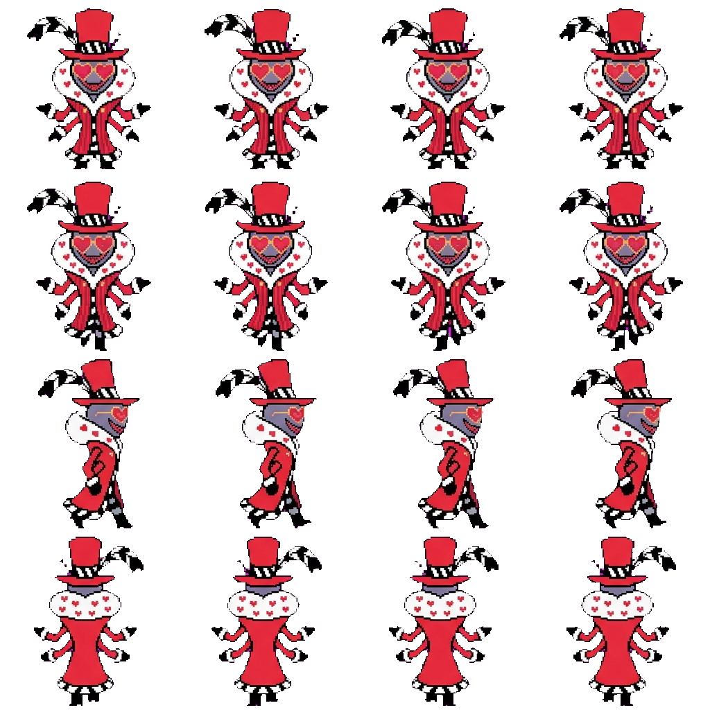 Valentino movement sprite