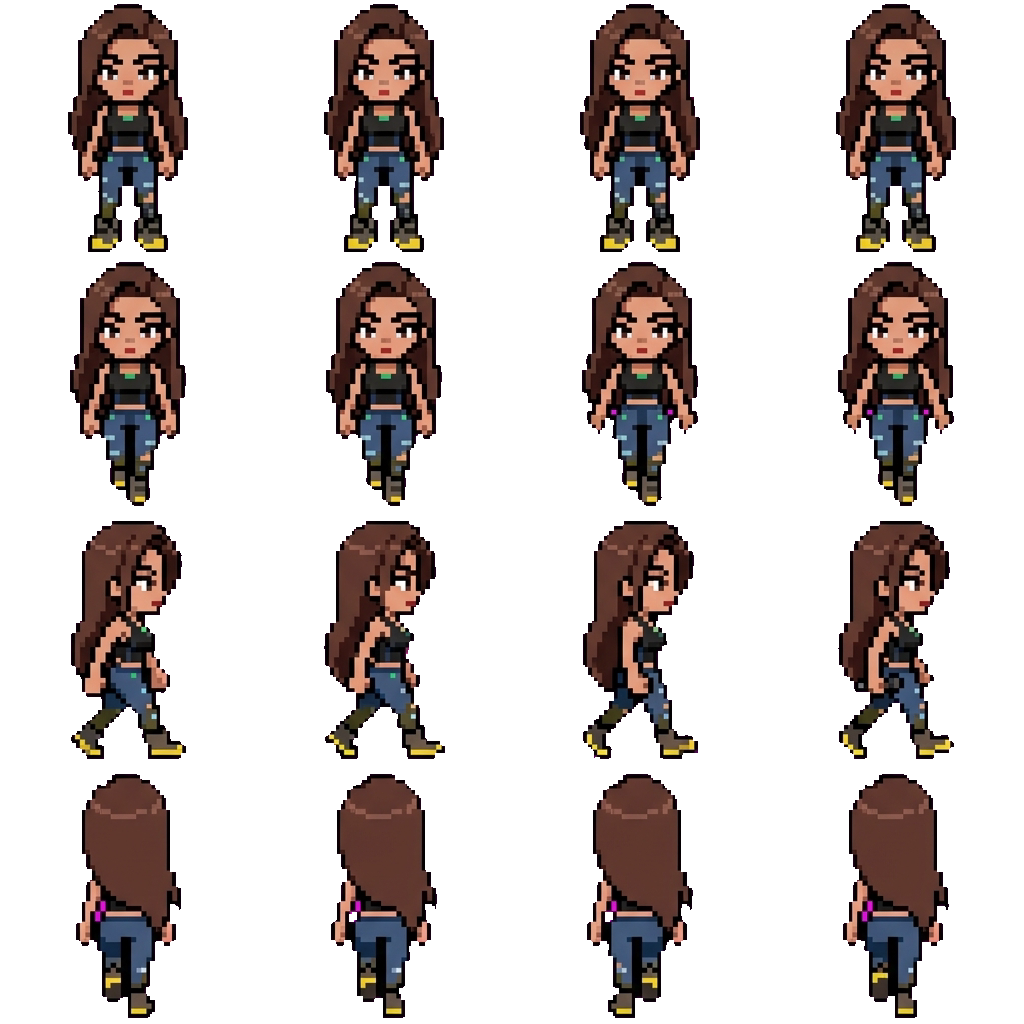 Hyuna movement sprite