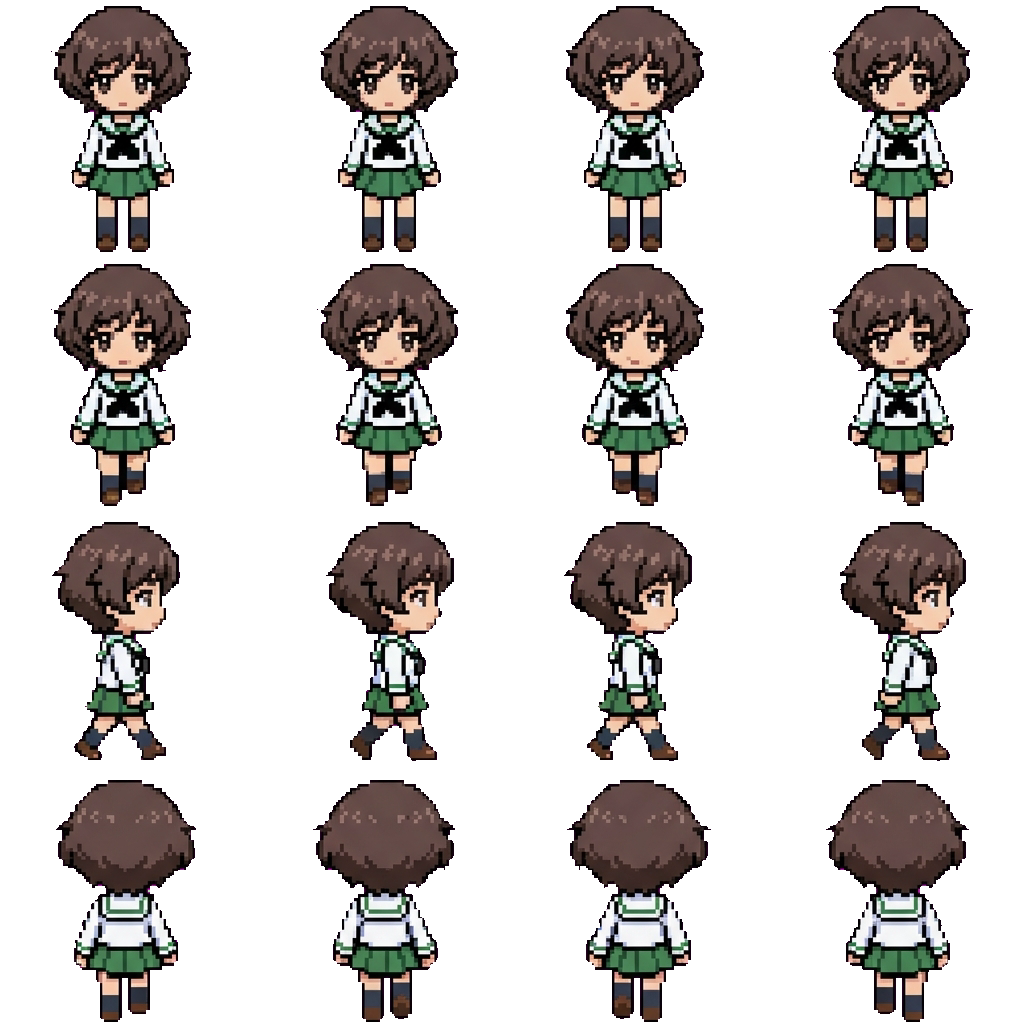 Yukari movement sprite