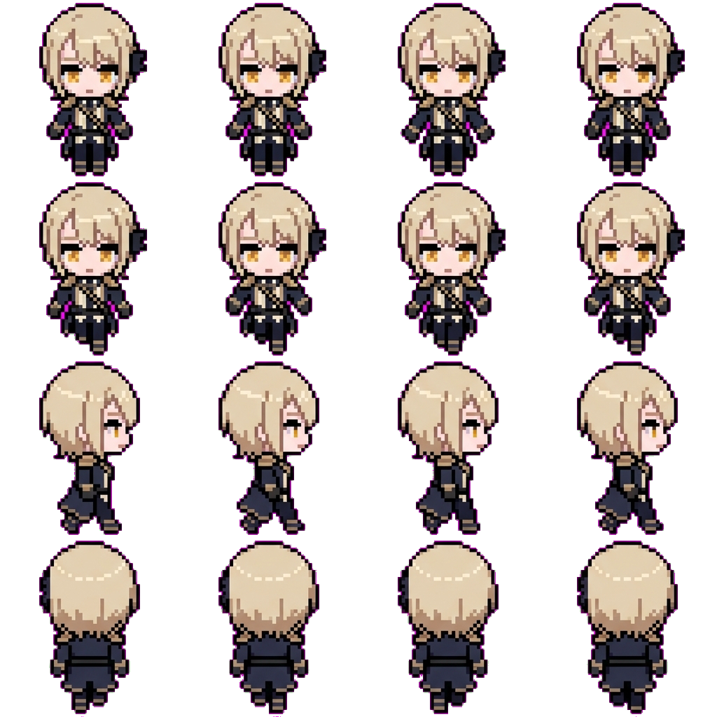 Hasumi Leia movement sprite