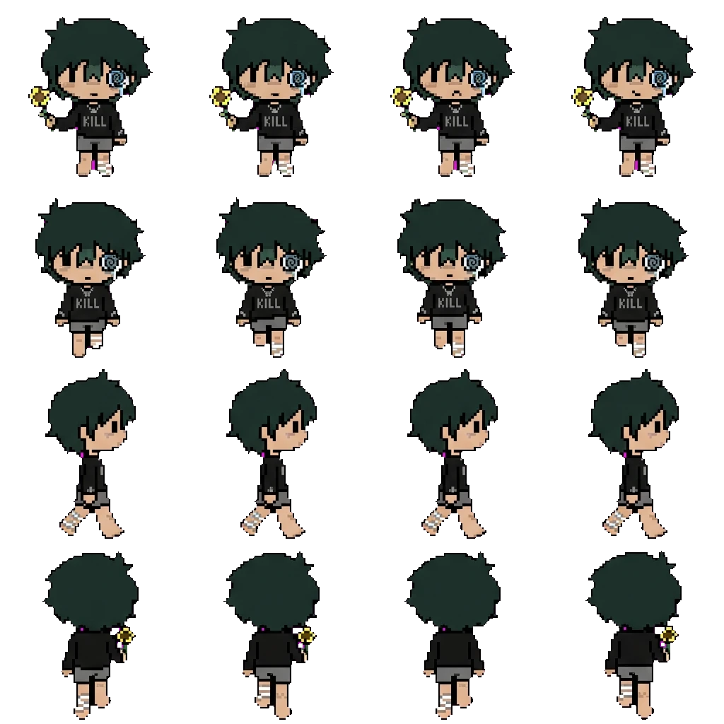 Jack movement sprite