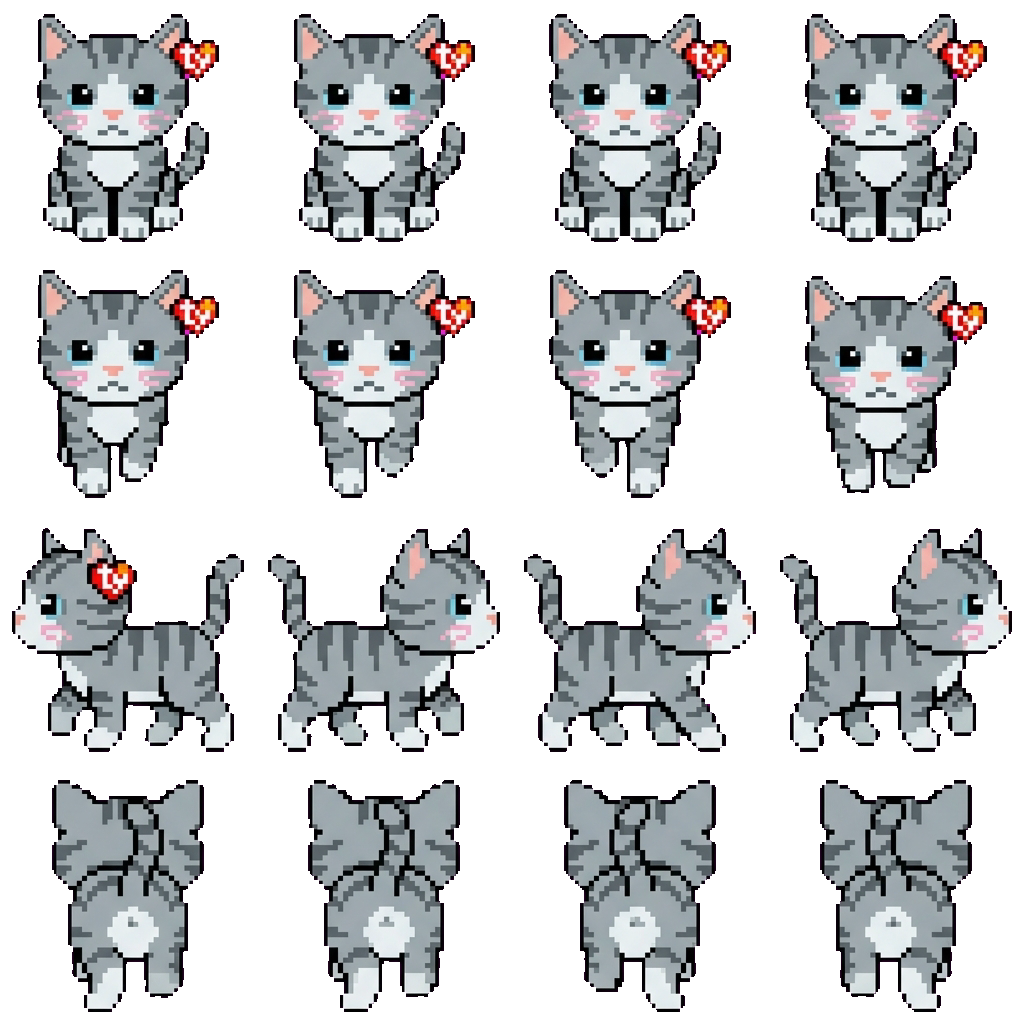 Silver movement sprite
