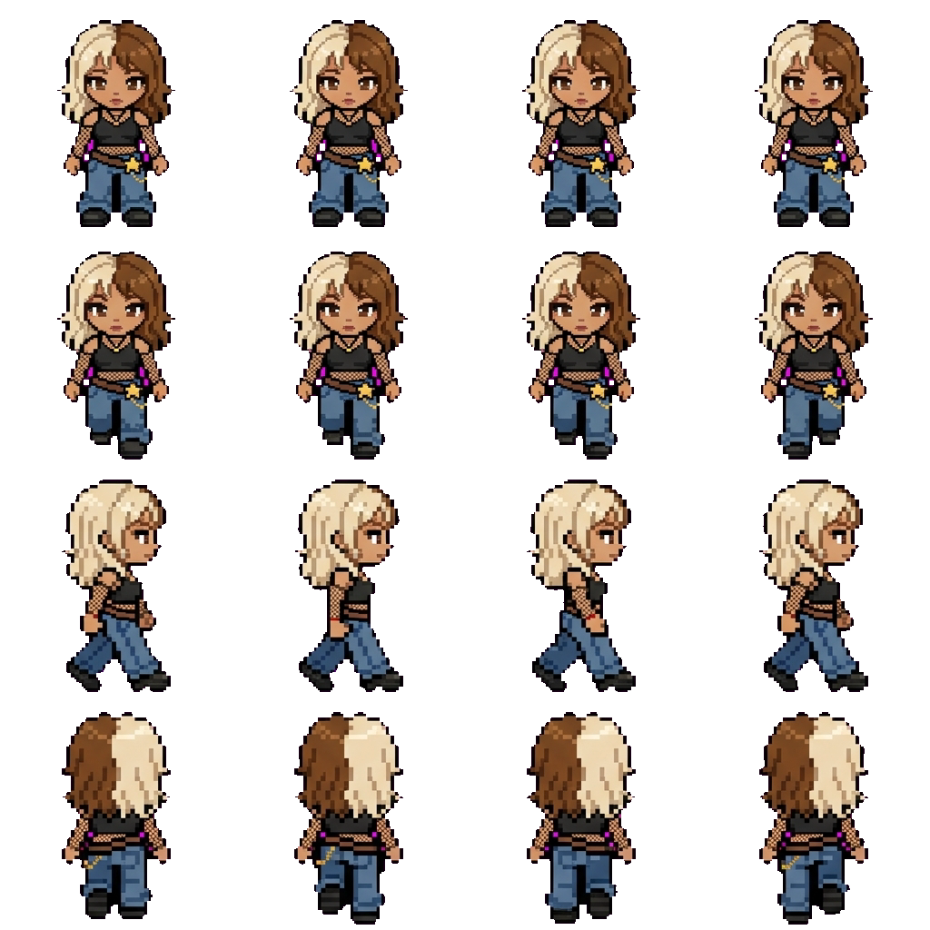 Roxy movement sprite