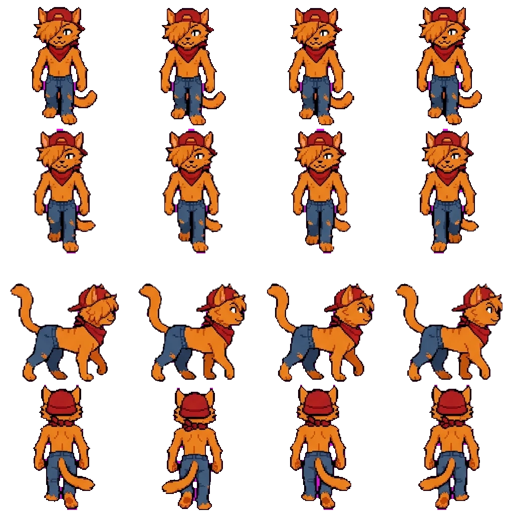 Rusty movement sprite