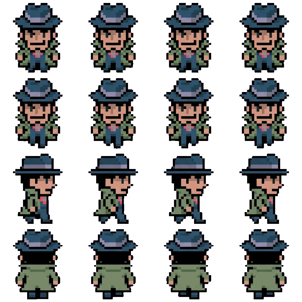 Zenigata movement sprite