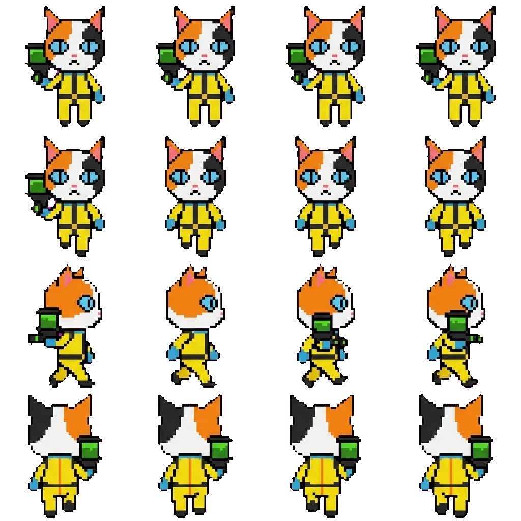Sam movement sprite