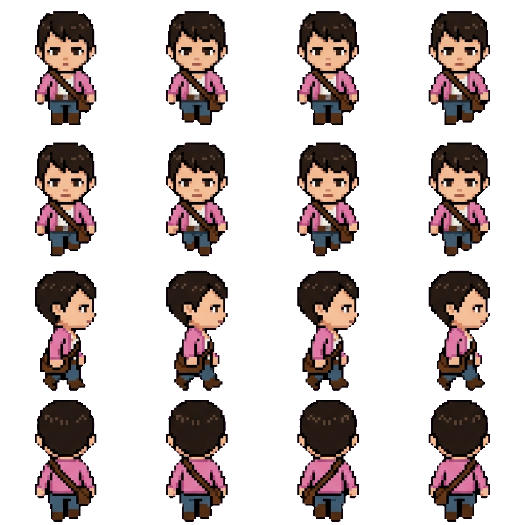 Snow movement sprite