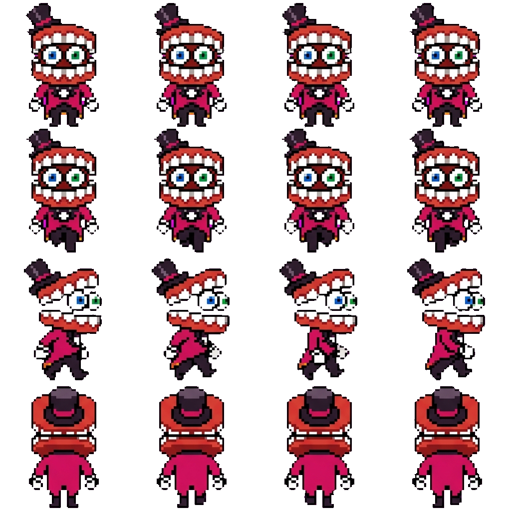 Caine movement sprite