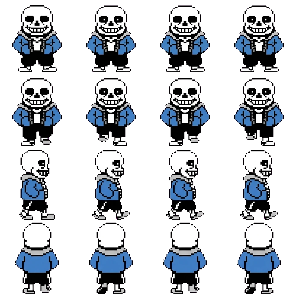 sans movement sprite