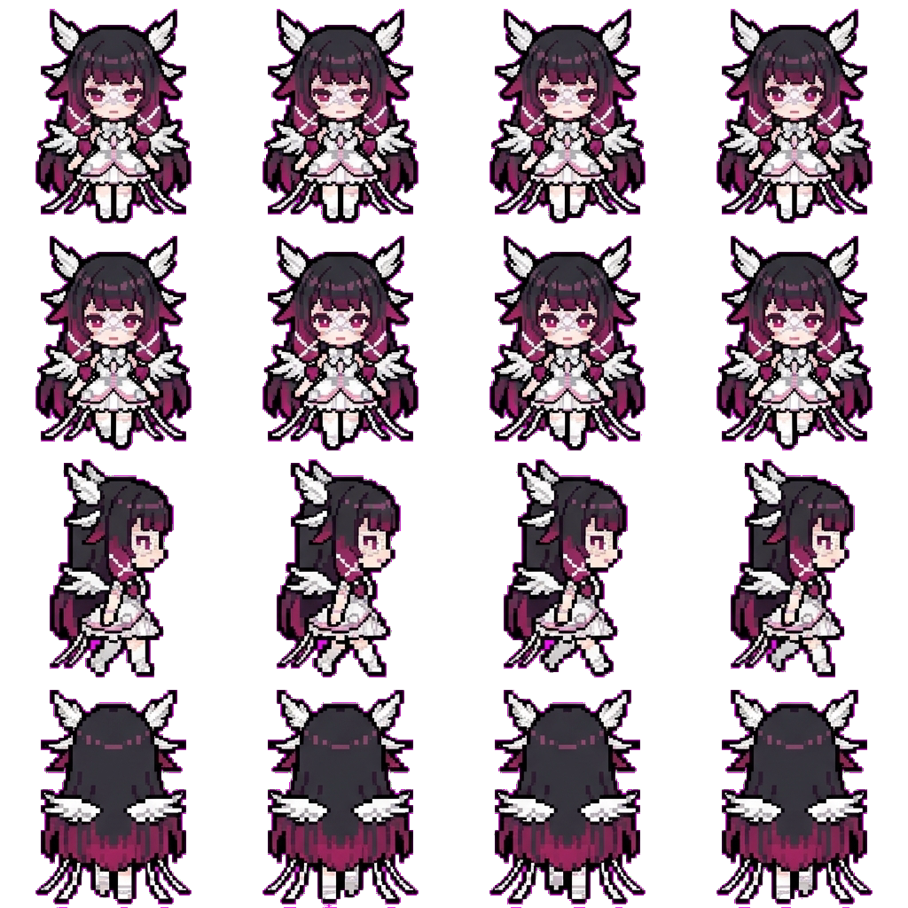 Коломбина movement sprite