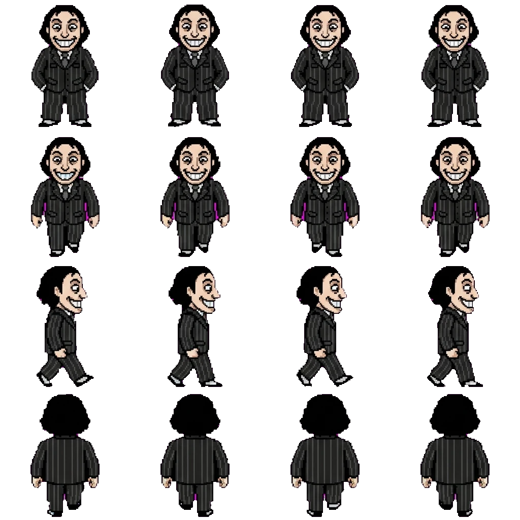Jack movement sprite