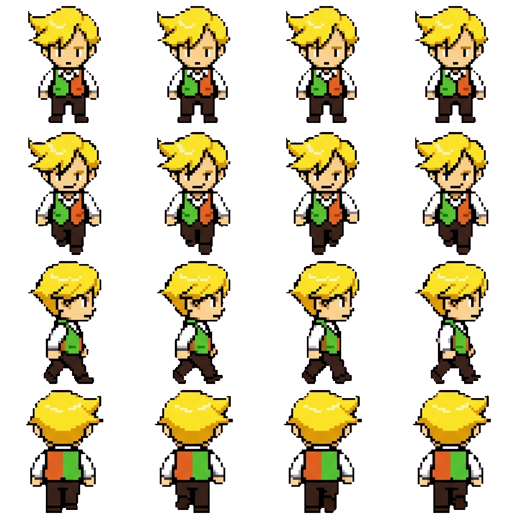Flowery movement sprite