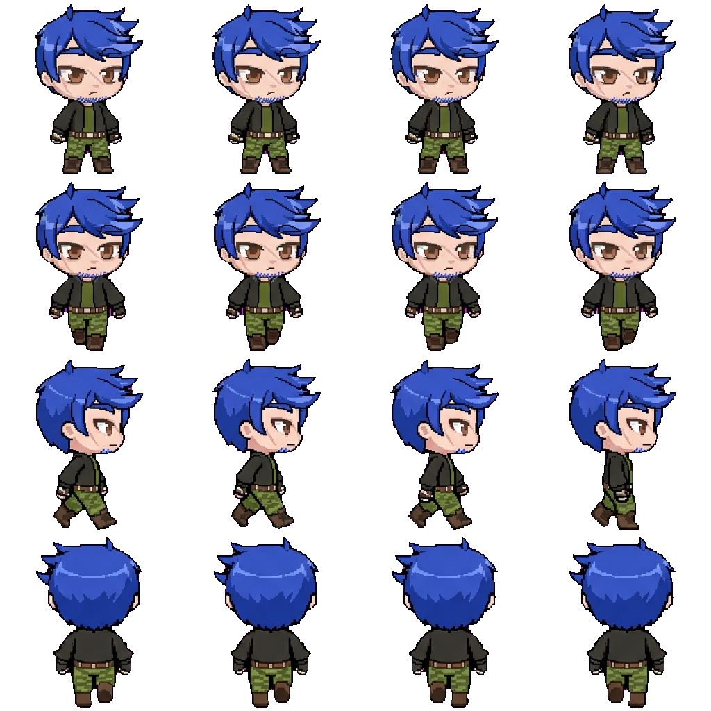 Guest movement sprite