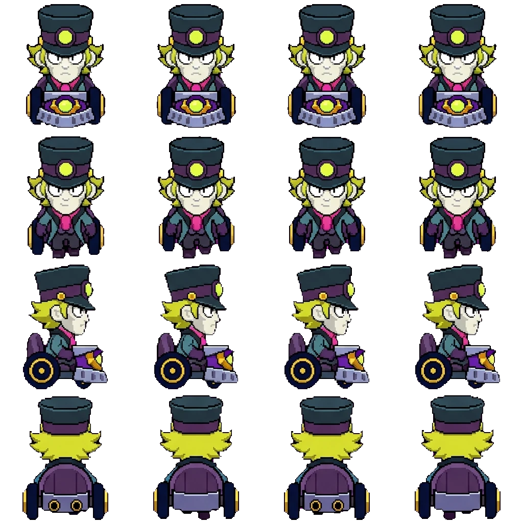 Chuck movement sprite