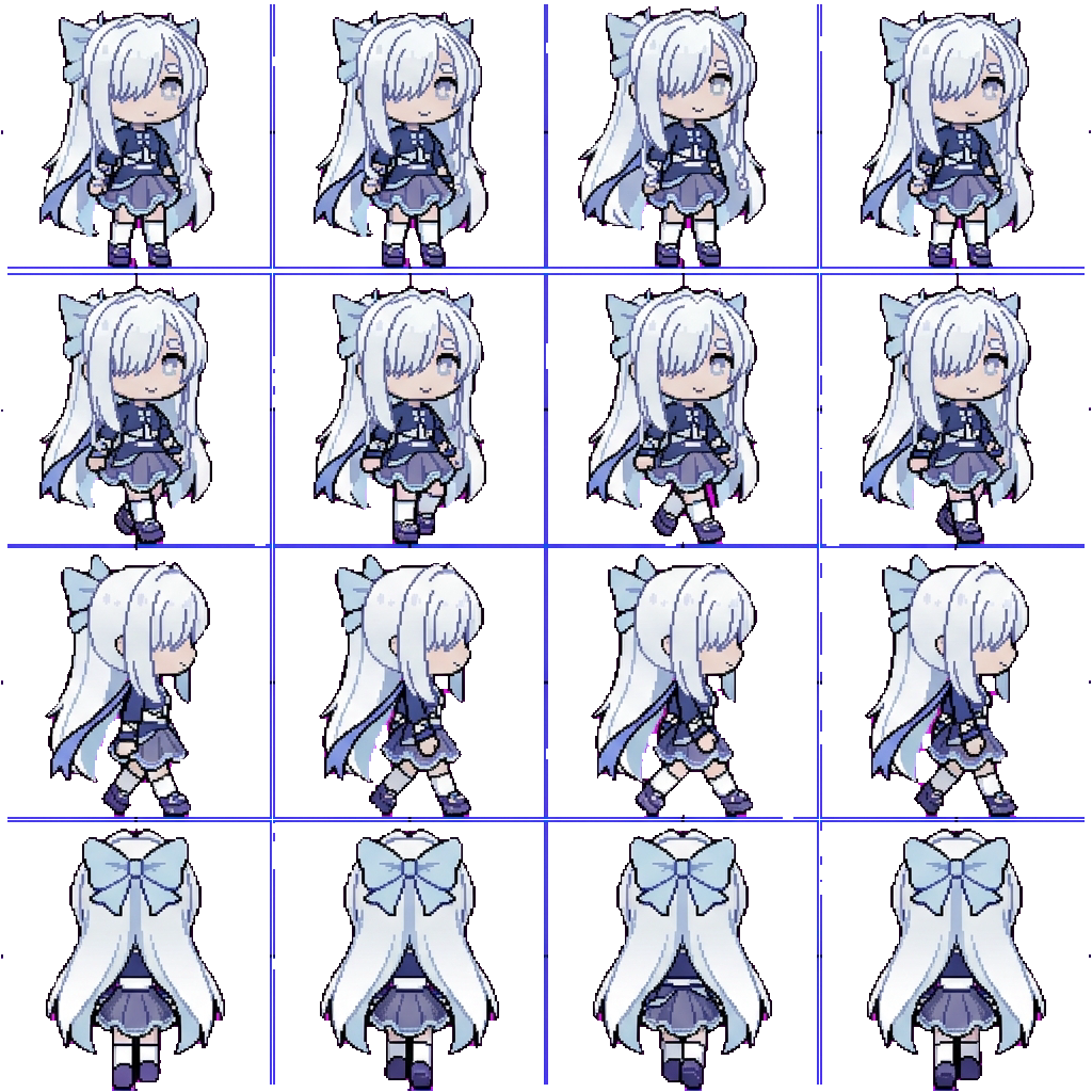 Sapphire movement sprite