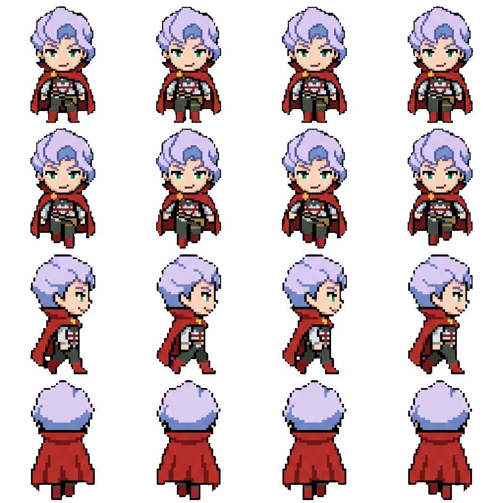 Professor Croix movement sprite