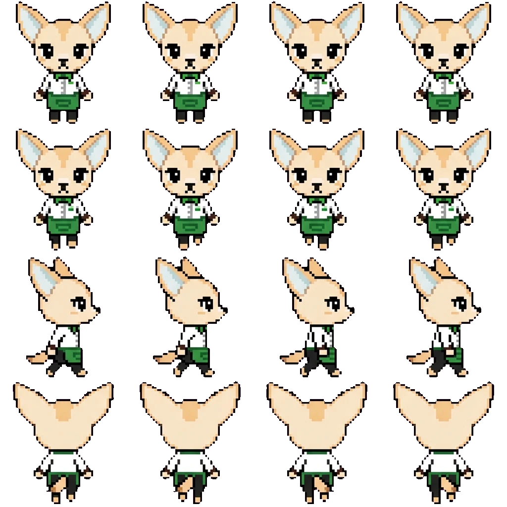 Barista movement sprite