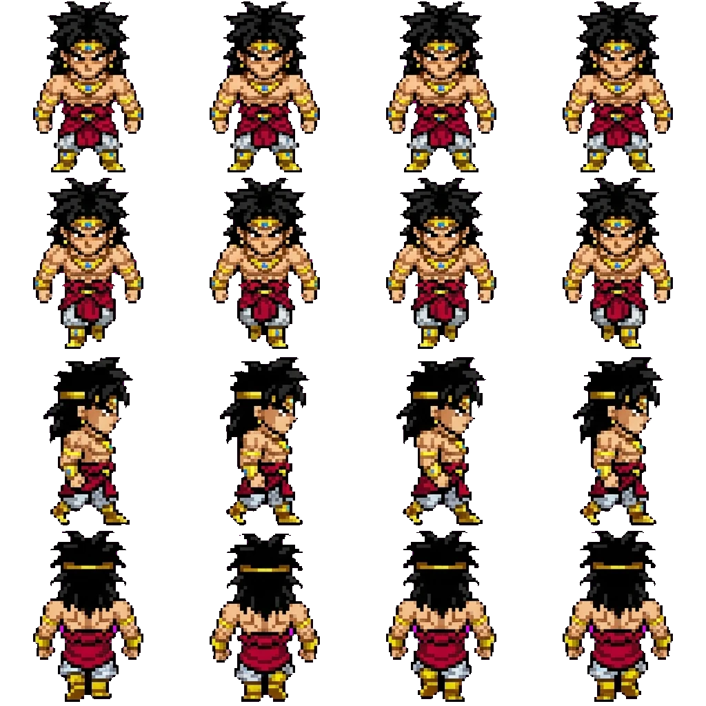 Broly movement sprite